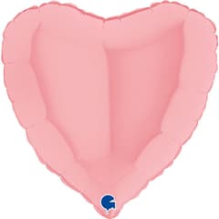 Пастель макарун/мат рожеве серце